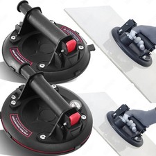 360KG Saugheber Glassauger Glasheber Vakuumheber Sauggriff 8" Fliesen Heber 1/2X