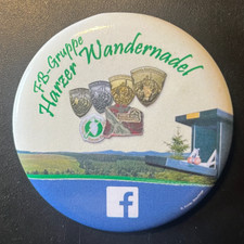 Button pin harzer wandernadel - pin,