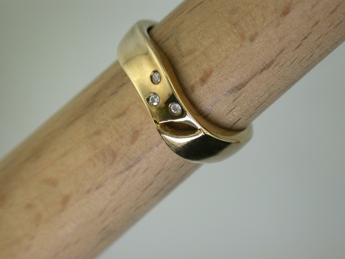 Gold ring mit - ring, gr