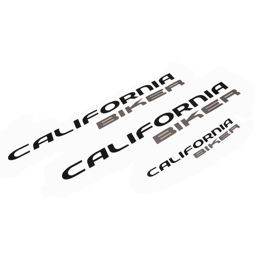 Schriftzug set california - set,