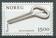 Norwegen 1982 Musikinstrumente Maultrommel 864 postfrisch
