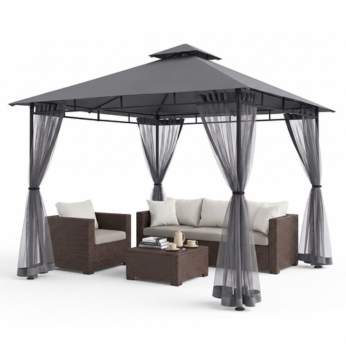 Pavillon 3x3m garten designer - 3x3m,