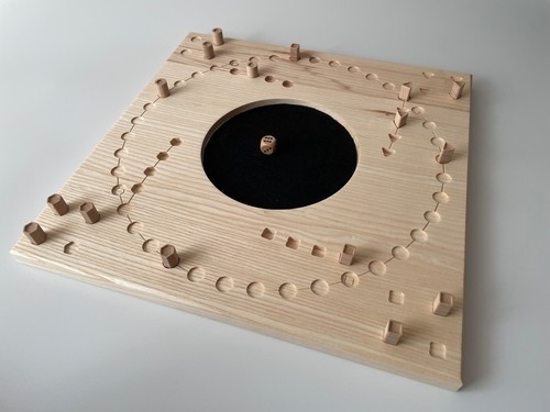 Design brettspiel ludo aus - design,
