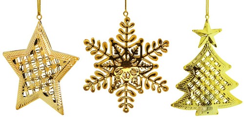 Christbaumschmuck metall - christbaumschmuck,