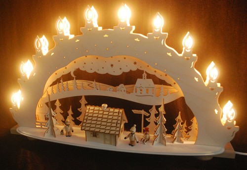 Schwibbogen lichterbogen mit - schwibbogen,