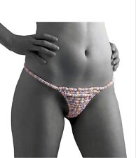 String Tanga Zuckerperlen Candy Sexy Perlen Slip Unterwäsche Essbar