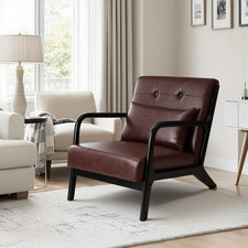 Kunstleder Loungesessel Relaxsessel Couchsessel Einzelsessel Polstersessel Braun