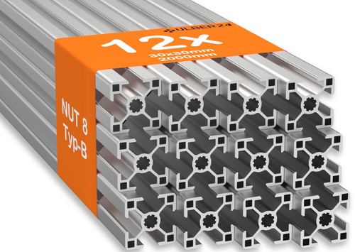Aluprofil 30x30 nut typ b - 30x30,