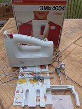 Krups 3 mix 4004 Typ 727 Handmixer Heckantrieb Ovp Neu, Quirle, Knethaken