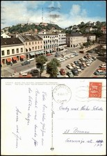 Arendal Ortsansicht, Parti ved Pollen Sjømannsskolen i bakgrunnen. 1974