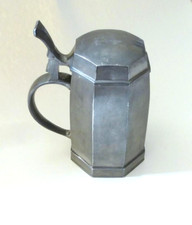 Zinn krug 1925 art deco - zinn,