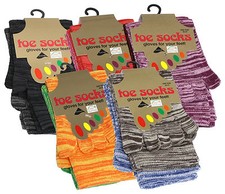 2 Paar Damen Zehensocken Bunt