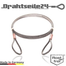 Stahlseil mit Ösen Edelstahl
