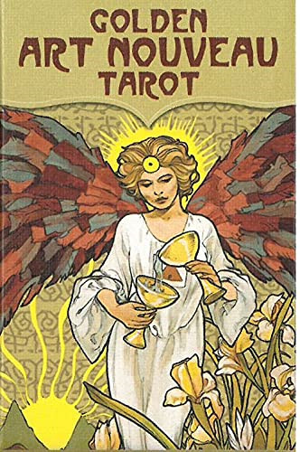 Golden art nouveau tarot - golden,