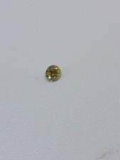 Diamant Brillant , 0.42 Carat Klarheit I2, Farbe Nat.Fancy Brownish Yellow