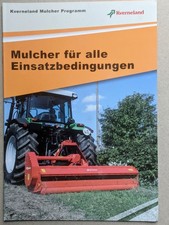 KVERNELAND Mulcher Programm Prospekt Traktor Bulldog Schlepper