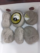 46g 70% Angora Schewe Wolle hellbraun Fb. 5605 selten