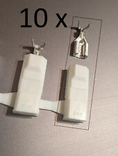 10 x 6,3mm AMP Steckverbinder KFZ Stecker 1 Polig Auto Buchse incl Gehäuse