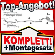 Auspuff für AUDI A3 Sportback 2.0 TDI 140PS mit DPF! 5-Türen 05-08 Auspuffanlage