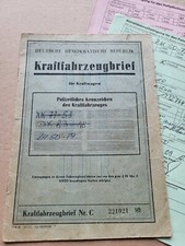 DDR KFZ Brief