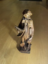 Der Bücherwurm Holzfigur