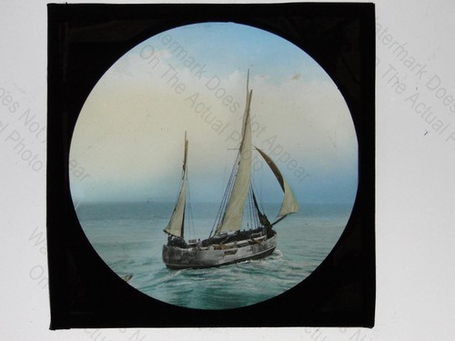 Segelschiff ketschboot auf see - ketschboot,