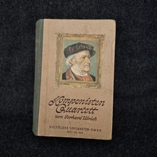 " Komponisten Quartett " Bielefelder Spielkarten - 36 Karten ( 9 x 4 Karten )