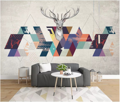 Bunte muster geweihe - bunte,