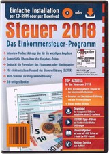 Aldi Steuerprogramm Einkommenssteuer 2018 - Steuer CD Software