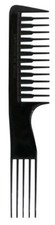 Schwarzer Korrekturkamm mit Griff / Toupierkamm von Titania - Neues Model!