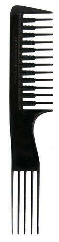 Schwarzer korrekturkamm mit - schwarzer,