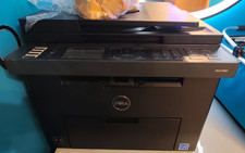 MFP Laser Farb Drucker Scanner Fax Dell c1765nf Netzwerk LTP USB Anschluss
