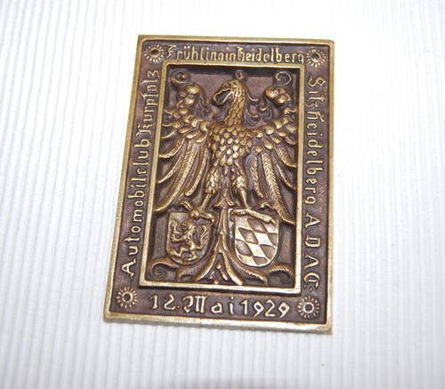 Adac bronze plakette - adac, mai