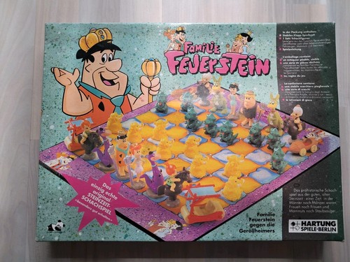 Familie feuerstein schachspiel - feuerstein,