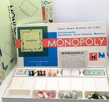 Monopoly Classic DM Version Schmidt Gesellschaftsspiel Brettspiel 1961 Komplett