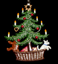 Weihnachtsbaumschmuck Zinn