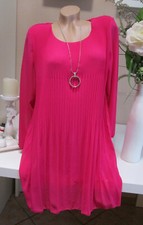 Neu Italy Kleid Plissee