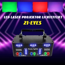 21-Eyes RGBW Laser Projektor