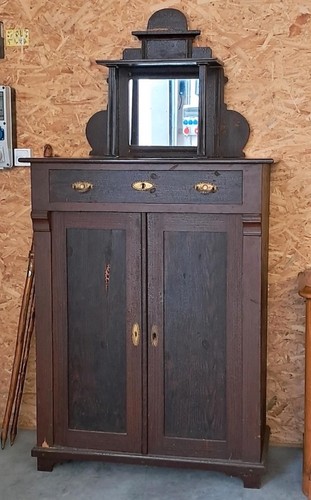 Antiker halbschrank mit - antiker,