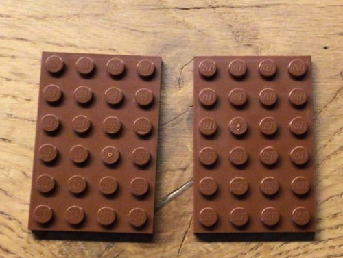 Lego platte basic 6x4 jeweils - platte,
