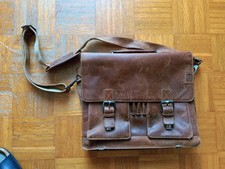 Freiherr von Maltzahn Leder Aktentasche Lehrertasche groß TOP!