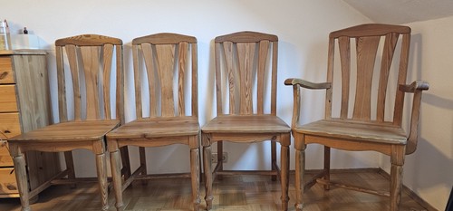 Holzstühle 4er set - holzstühle,