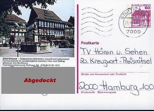 Bildpostkarte einbeck - (340),