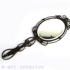 Renaissance Spiegel, Handspiegel,  Bronze-Messing,  Mirror, Frankreich 19. Jh.