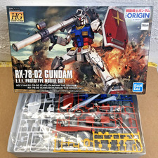 Bandai Gunpla HG 1/144 Model Kits THE ORIGIN RX-78-02 Gundam