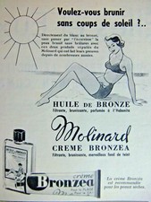 WERBUNG 1954 MOLINARD CREME