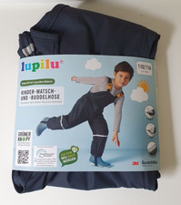 Lupilu Regenhose, Matsch und Buddelhose, Blau, Gr. 110/116