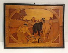 Holzbild  Intarsienarbeit