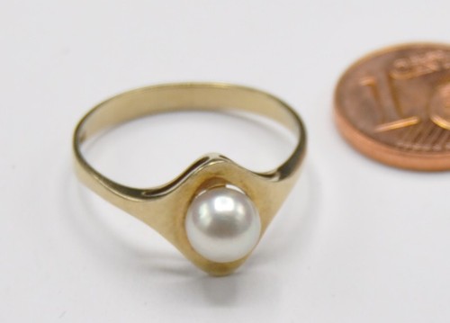 Akoja perle solitär ring - akoja,