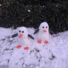 Winter Set Draußen Schnee